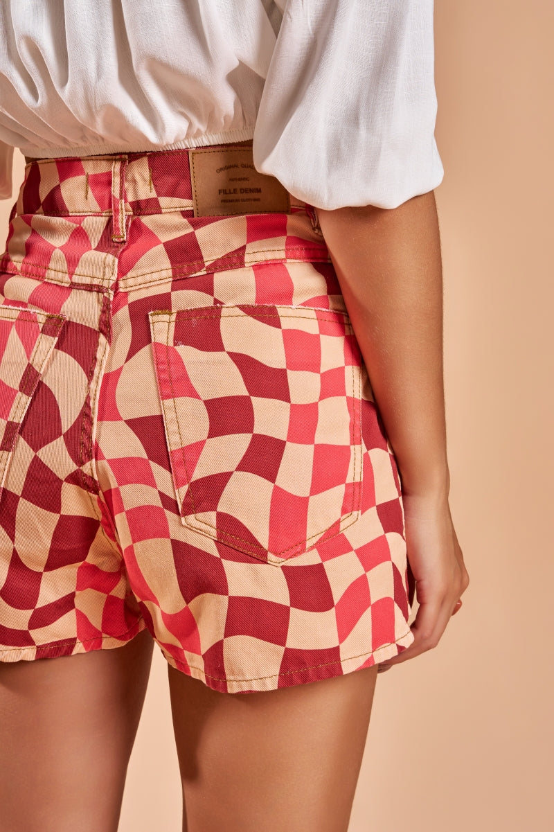 Chess Short Skirt
