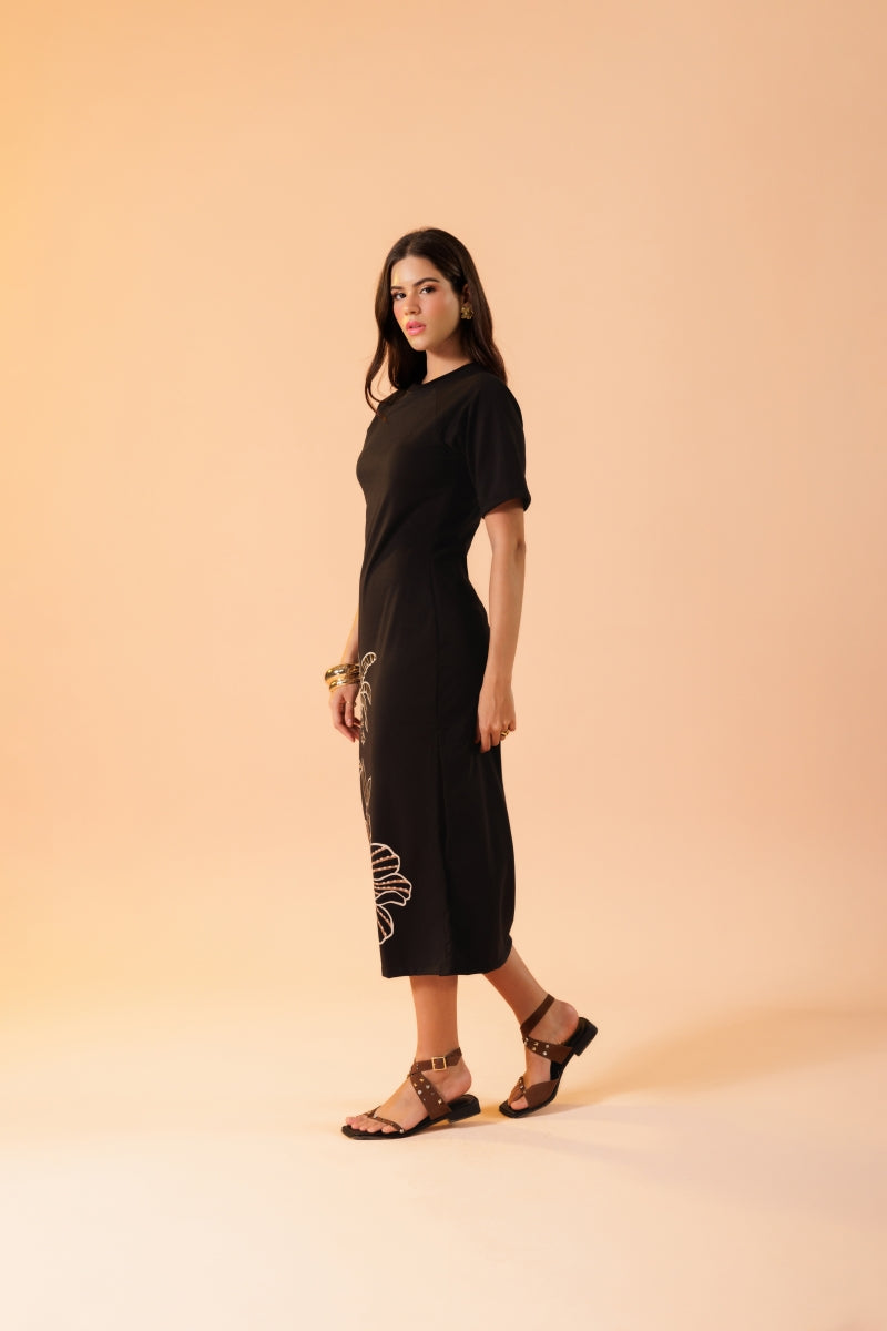 Flora Night Midi Dress