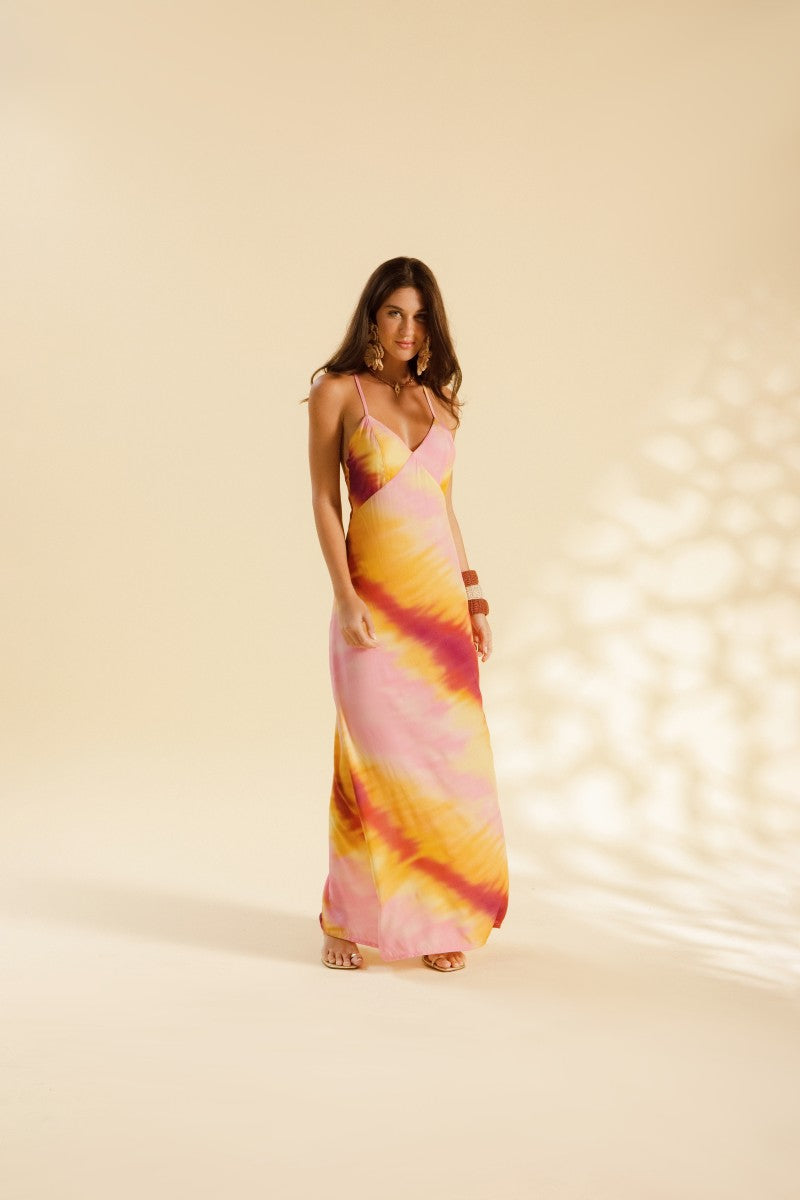 Tie Dye Midi Dress