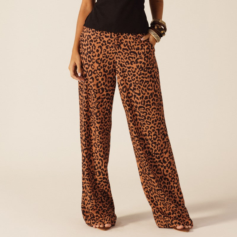 Animal Print Pants
