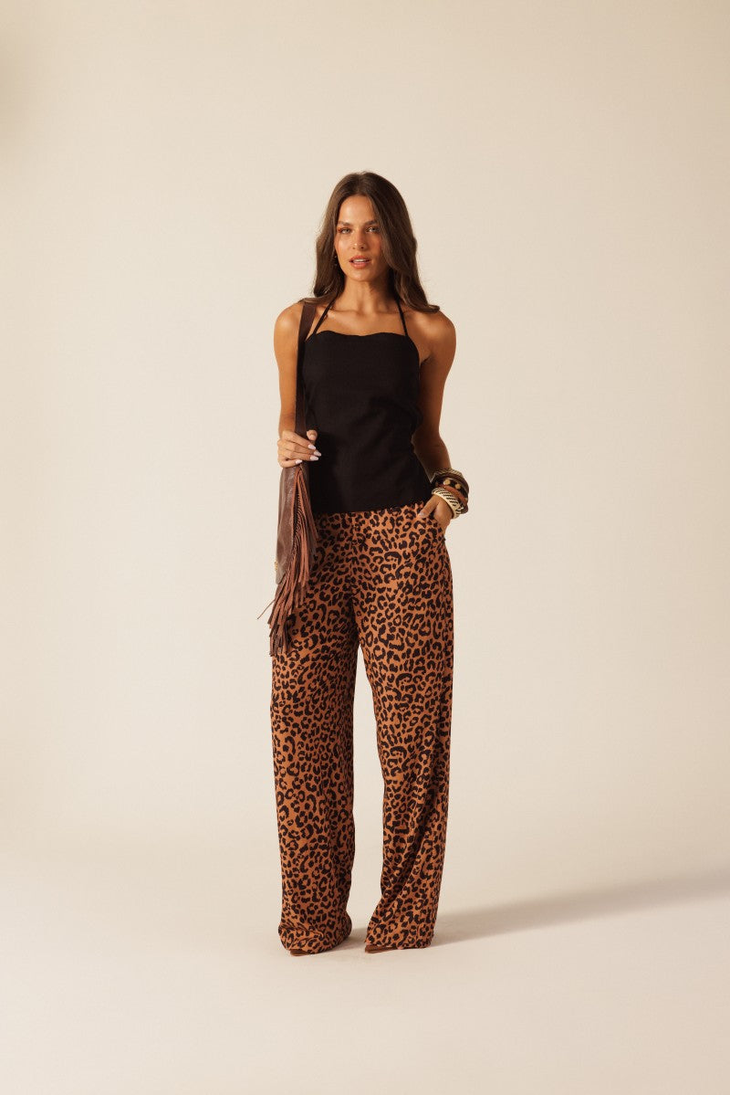 Animal Print Pants