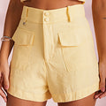 Gold Tailored Shorts