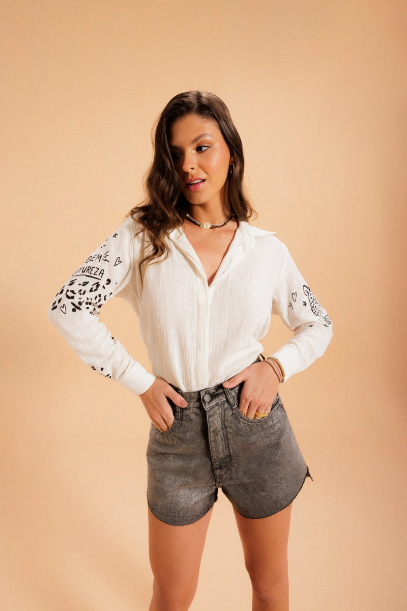 Metallic Moonlight Shorts