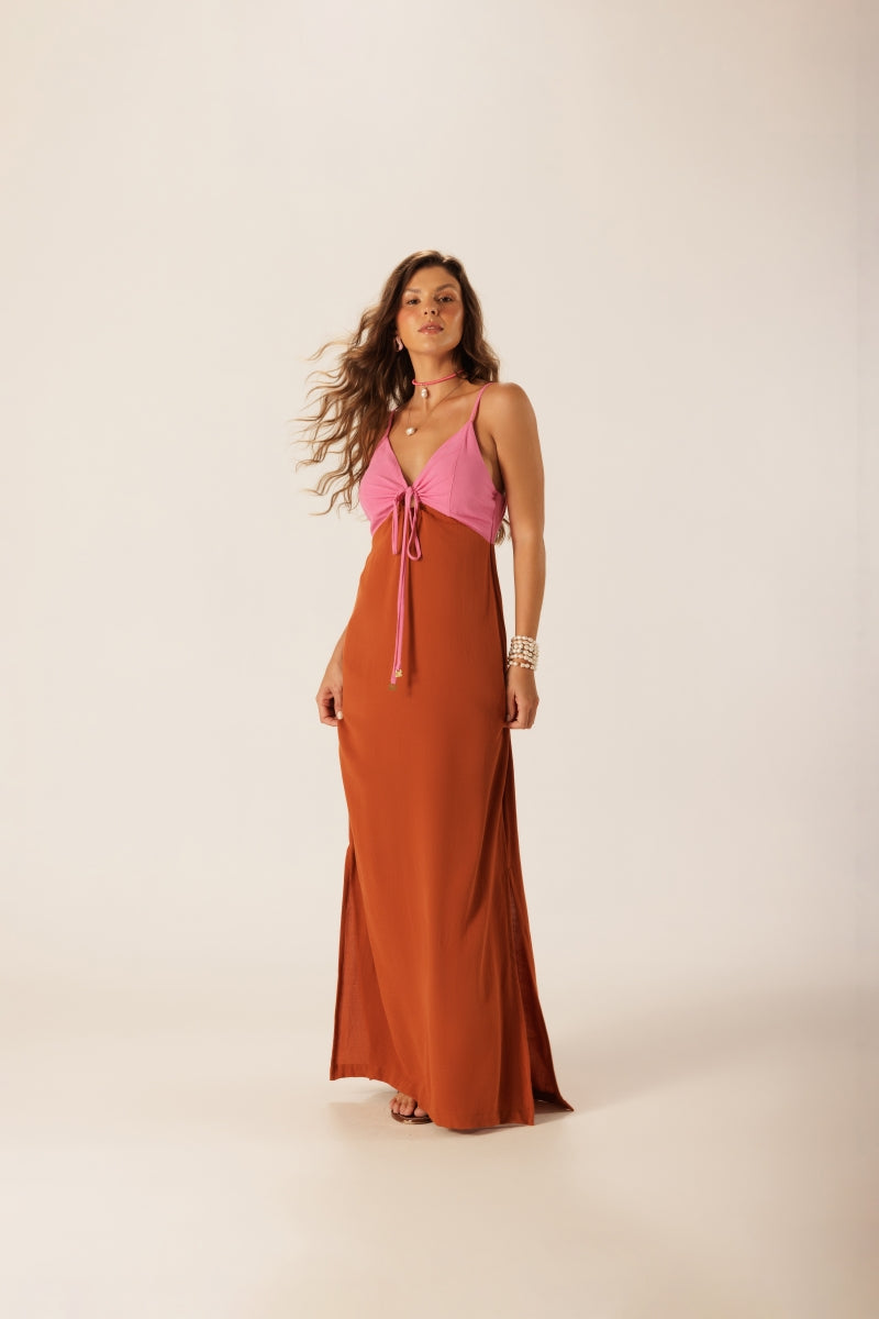 Bela Two-Tone Dress
